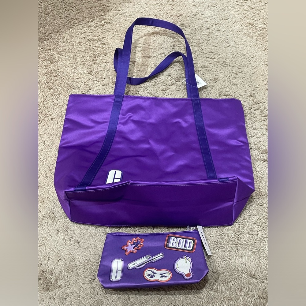 Clinique Tote and Makeup Bag NWT
